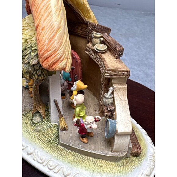 Snow White & Dwarfs Cottage Figurine Olszewski 2006 - Picture 4 of 12